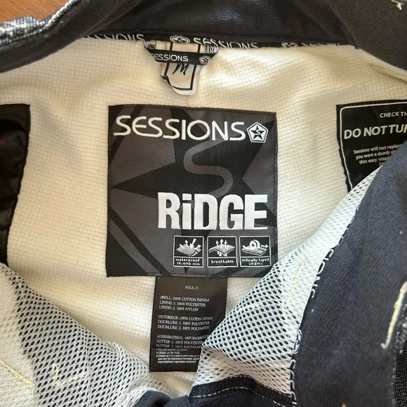 SESSIONS Ridge Denim Snow Pants - Picture 3 of 13